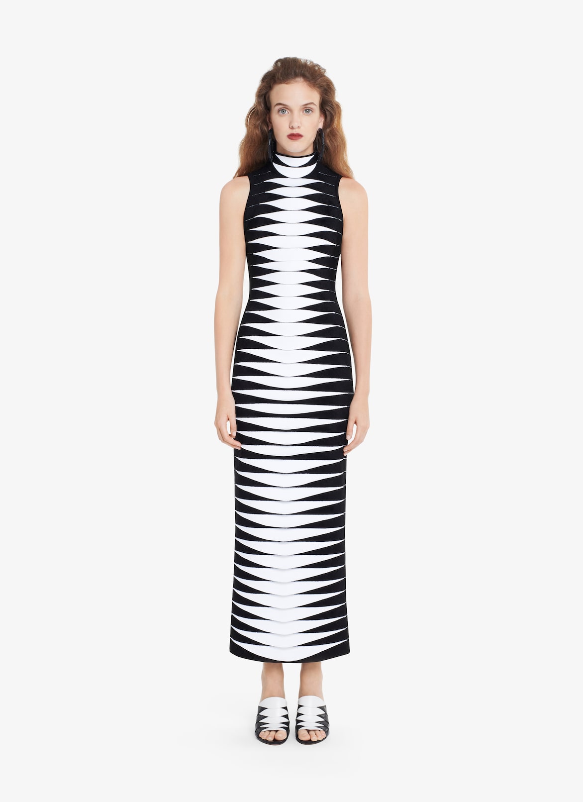 Robe tube longue en maille python ALAÏA ROBE TUBE LONGUE EN MAILLE PYTHON